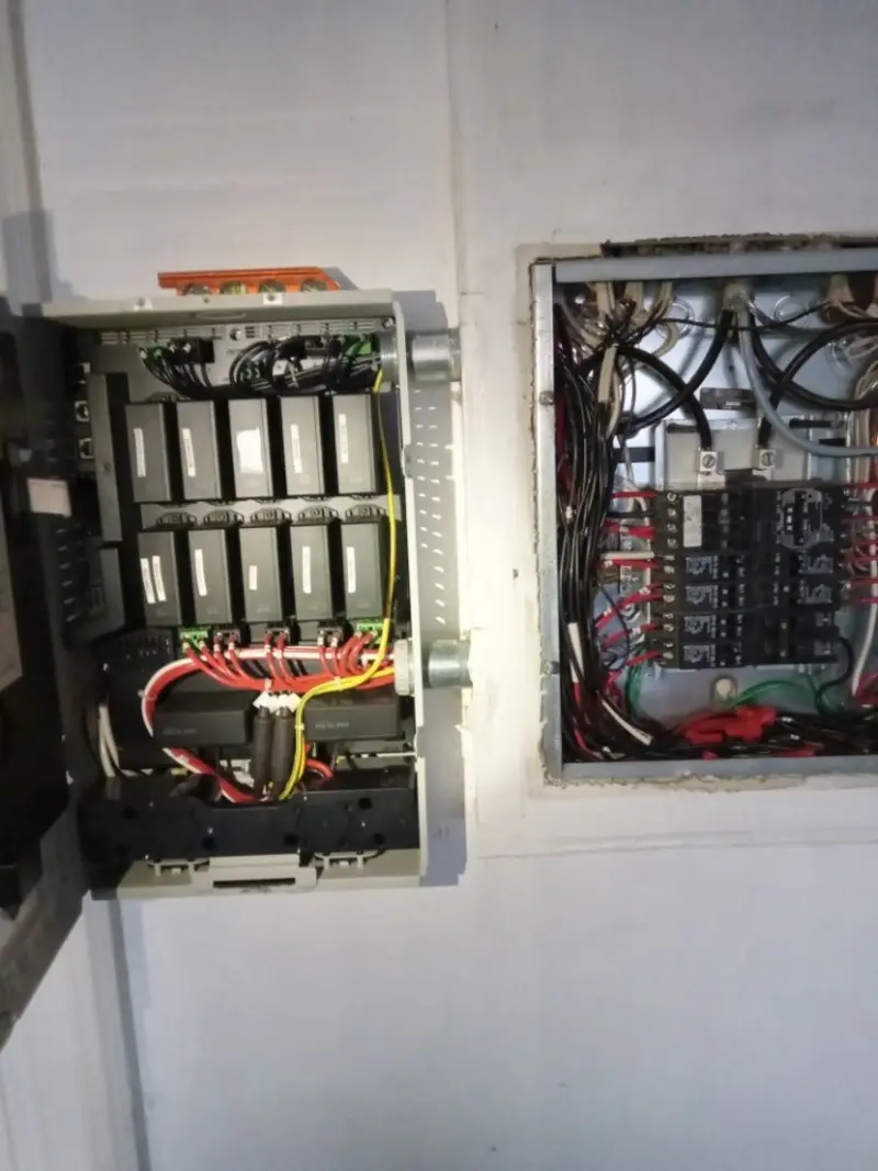 Electrical panel upgrade completed for Carbon Monoxide Detector Installation in Providence Village